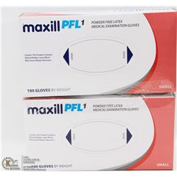 2 BOXES OF POWDER FREE LATEX MEDICAL EXAMINATION