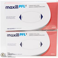 2 BOXES OF POWDER FREE LATEX MEDICAL EXAMINATION