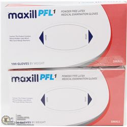 2 BOXES OF POWDER FREE LATEX MEDICAL EXAMINATION