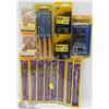Image 1 : BUNDLE OF ASSORTED DRILL BITS, WOOD CARVING KNIFES