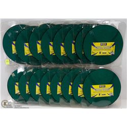 BUNDLE OF 8" SURFACE PROTECTORS AGAINST FLOWER