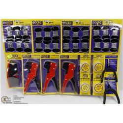 BUNDLE OF SOLDER WIRE, STRIPPERS AND MORE