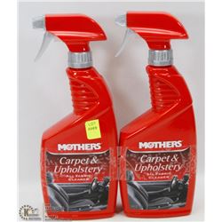 2 BOTTLES MOTHERS AUTOMOTIVE CARPET AND UPHOLSTERY