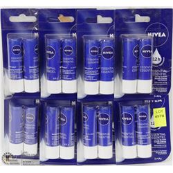 BUNDLE OF NIVEA ESSENTIAL LIP BALM