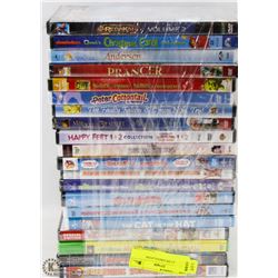 SET OF 20 CHILDRENS DVDS
