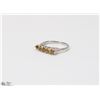 Image 2 : 18) STERLING SILVER CITRINE RING SIZE 7