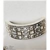 Image 1 : 24) CUBIC ZIRCONIA RING SIZE 7