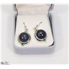 Image 1 : 35) LAPIS LAZULI EARRINGS (6.08G)