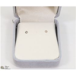 37) 14KT GOLD DIAMOND EARRINGS