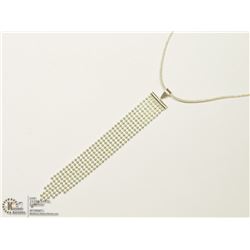 40) STERLING SILVER NECKLACE
