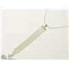 Image 1 : 40) STERLING SILVER NECKLACE
