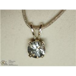 41) STERLING SILVER NECKLACE