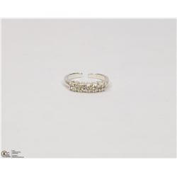 42) STERLING SILVER TOE RING