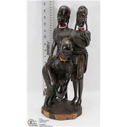 SET OF 3 ATTACHED AFRICAN