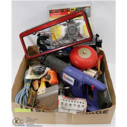 BOX OF MISC. TOOLS
