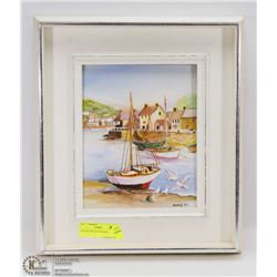 VINTAGE 1993 OIL PAINTING