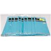 Image 1 : LOT OF 15 BLUE COLORED PLASTIC TABLE COVERINGS