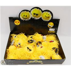 STORE DISPLAY OF OVER 20 PIECES EMOJI STRESS BALLS