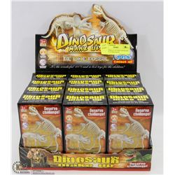 STORE DISPLAY OF NEW DINOSAUR MAKEUP 12 PIECE KITS
