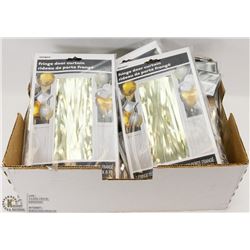LARGE BOX OF FRINGE DOOR CURTAINS
