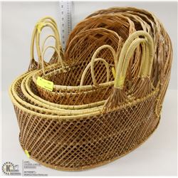 LOT OF WICKER BASKETS