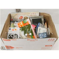 FLAT OF CRAFT SUPPLIES