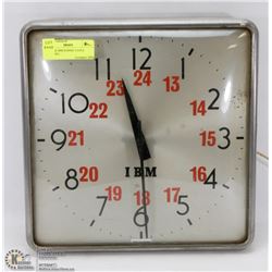 VINTAGE IBM SCHOOL CLOCK (ELECTRIC)