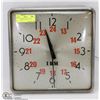 Image 1 : VINTAGE IBM SCHOOL CLOCK (ELECTRIC)