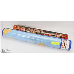 LOT OF ASSORTED POSTERS INCL THE BEATLES