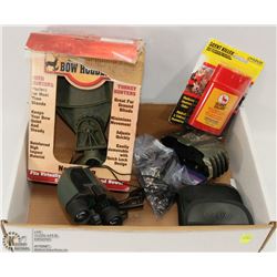 BOW HUNTERS EQUIPMENT.