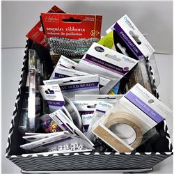 2)  LARGE LOT OF JEWELRY MAKING