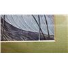 Image 2 : 15)  FRAMED, MATTED UNDER GLASS