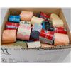 Image 1 : BOX OF 100 PKGS OF LATCH HOOK RUG YARN.
