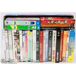 BOX OF TV SEASON SHOWS 95  DVDS.