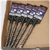 Image 1 : LOT OF 5 BOSCH 1/2" CONCRETE DRILL BITS