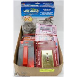 FLAT W/ LINT LIZARD, WINDOW INSULATOR KIT, GRILL