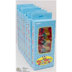 7 BOXES OF SQUIGGLE STRAWS