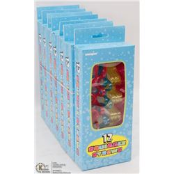7 BOXES OF SQUIGGLE STRAWS