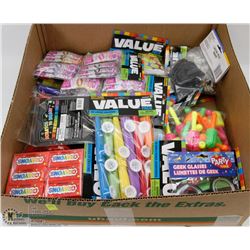 LARGE FLAT OF ASSORTED PARTY FAVORS - KIDS FUN