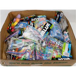 LARGE FLAT OF ASSORTED PARTY FAVORS AND KIDS FUN