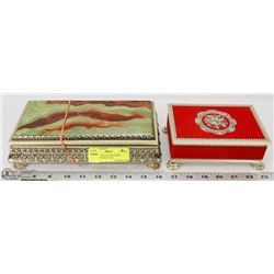 LOT OF 2 VINTAGE BLUEBIRD CONFECTIONARY TINS