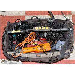 BAG OF ELECTRICAL TOOLS