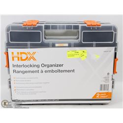 2 PACK HDX INTERLOCKING ORGANIZERS