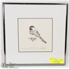 Image 1 : FRAMED & MATTED LIMITED EDITION CHICKADEE PRINT