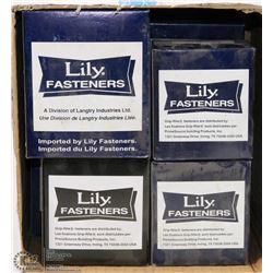 CASE OF ASSORTED COMMERCIAL SCREWS WOOD FINISHING