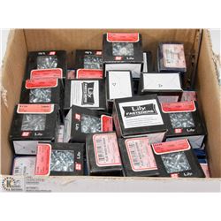 CASE OF ASSORTED COMMERCIAL SCREWS WOOD FINISHING