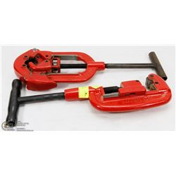 LOT OF 2 PIPE CUTTERS
