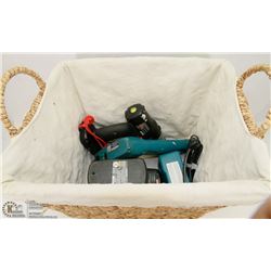 MAKITA & CRAFTSMAN DRILL WITH CHARGERS & BATTERY