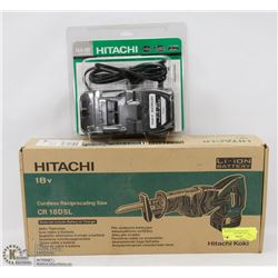 HITACHI 18V CORDLESS RECIPROCATING SAW & CHARGER