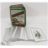 Image 1 : VINTAGE REMINGTON TIN FILLED WITH PLAYING CARDS